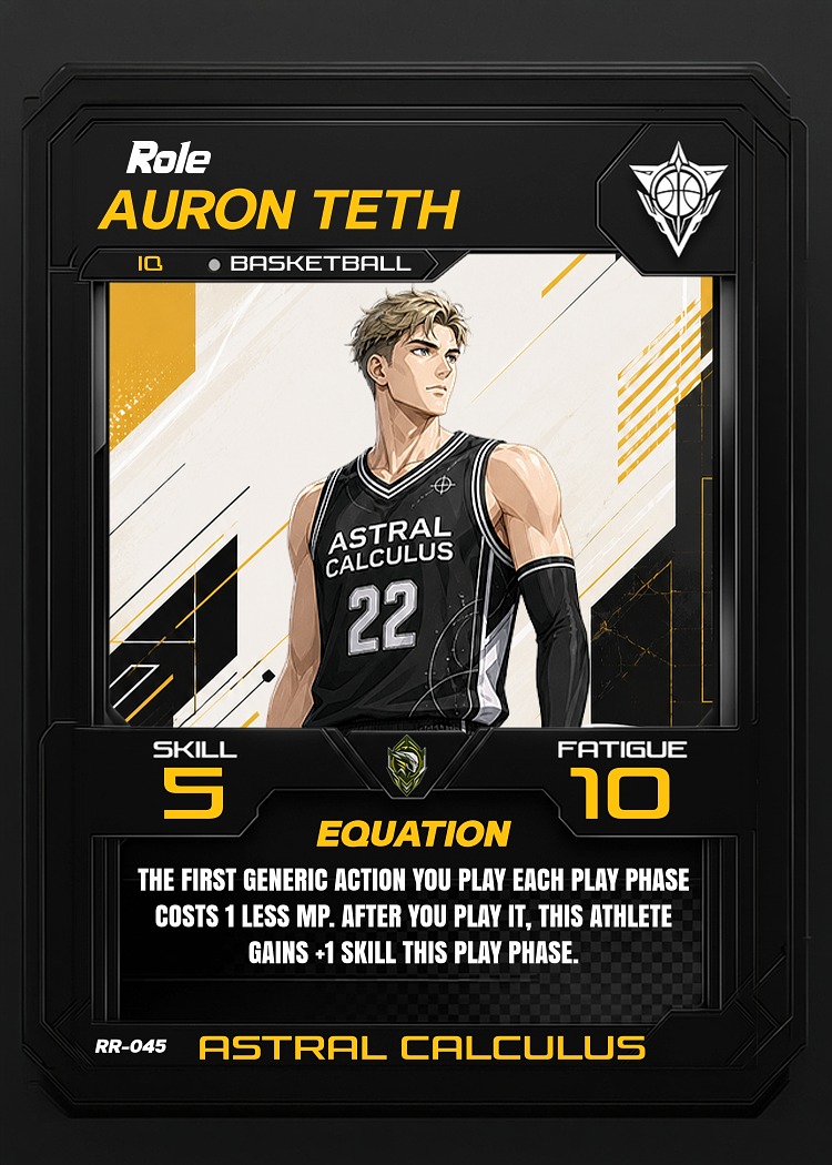 Auron Teth card