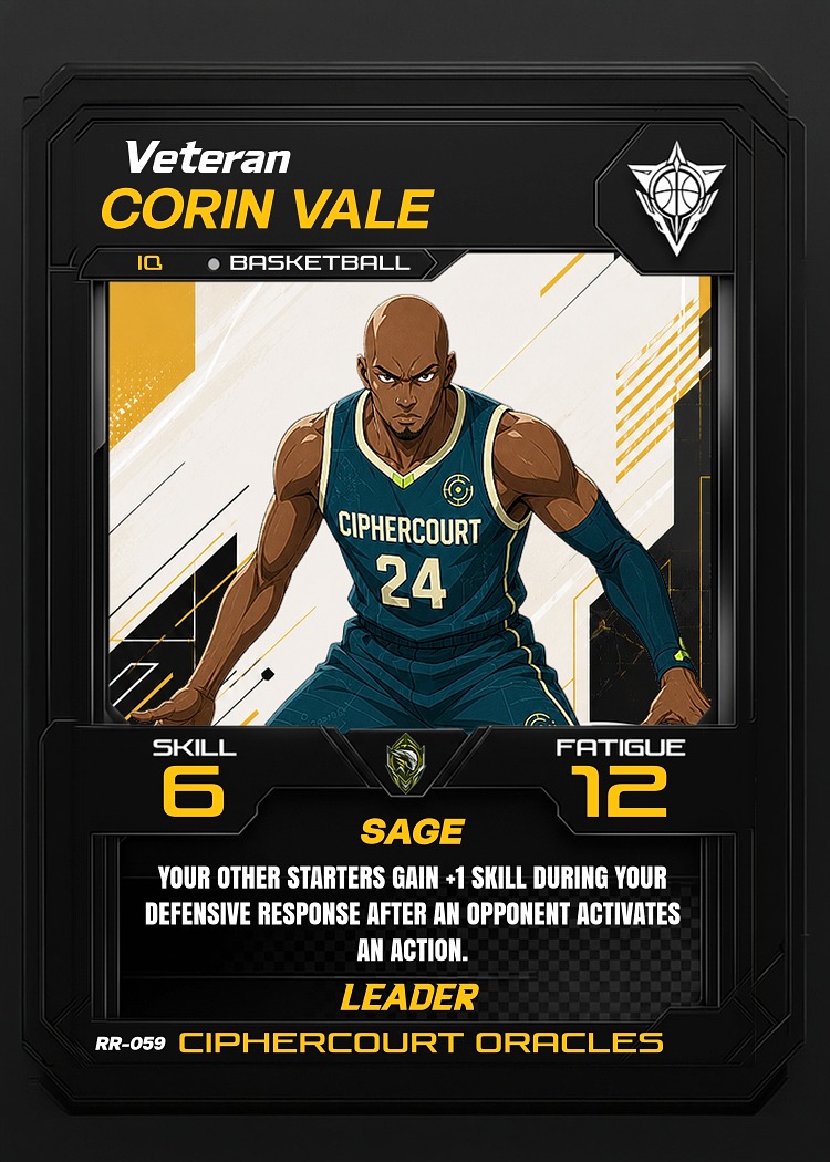 Corin Vale card