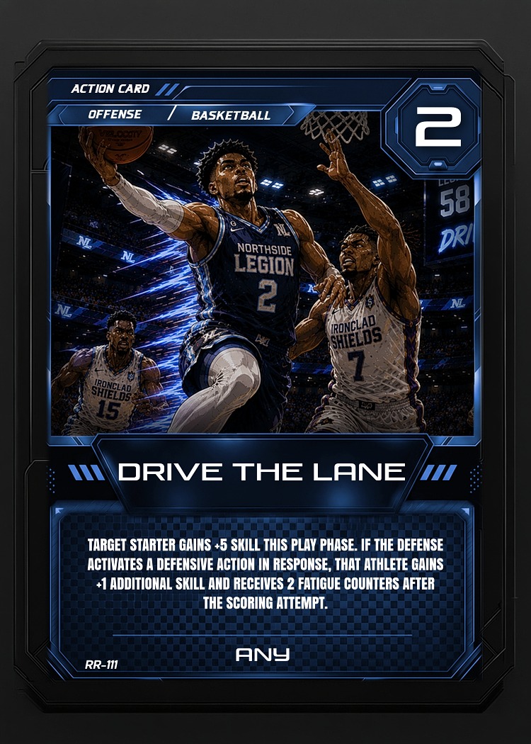 Drive the Lane card