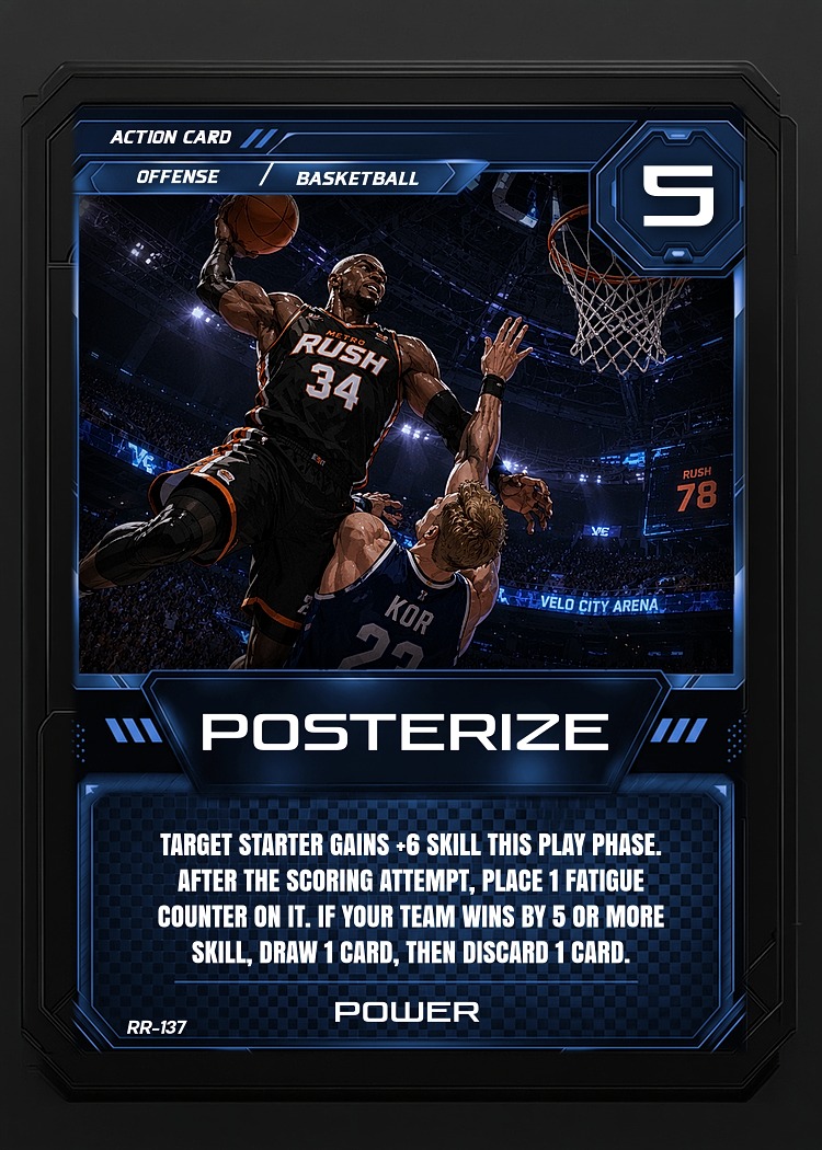 Posterize card