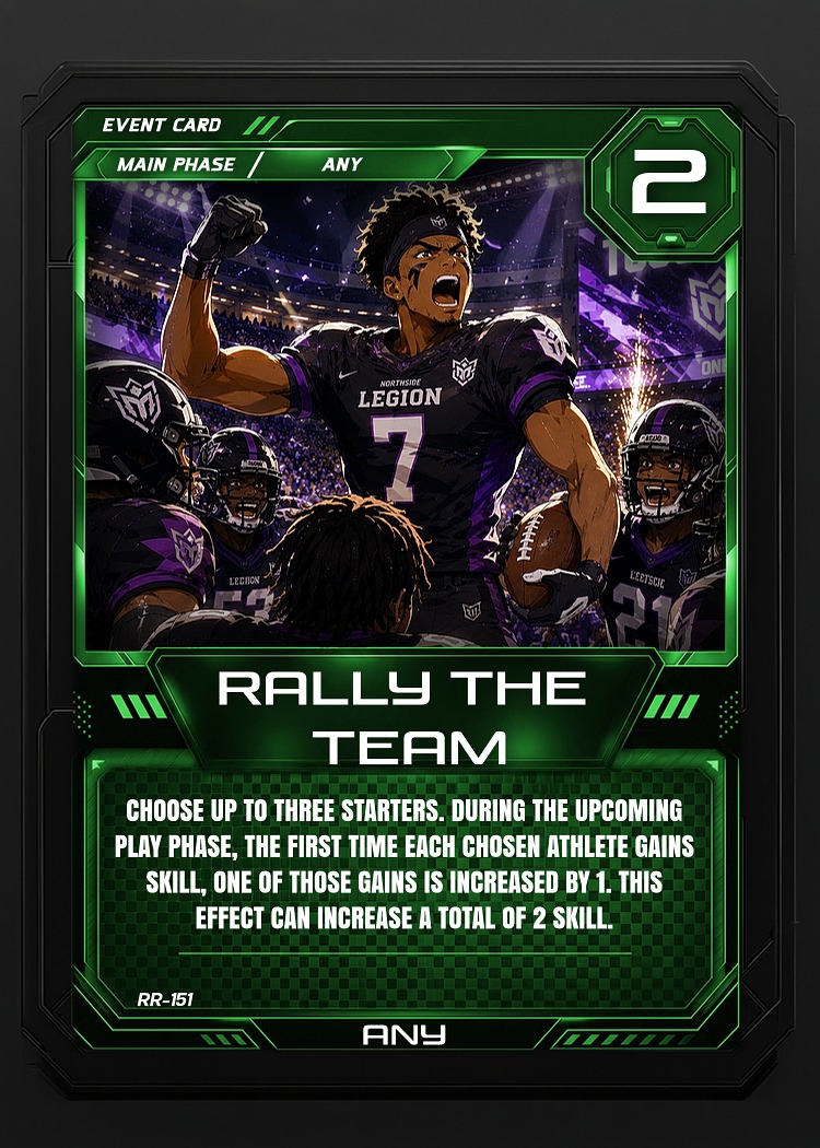 Rally the Team card