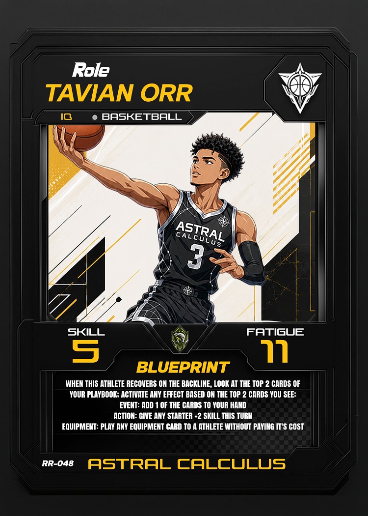 Tavian Orr card