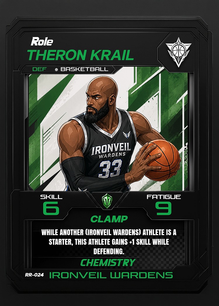 Theron Krail card